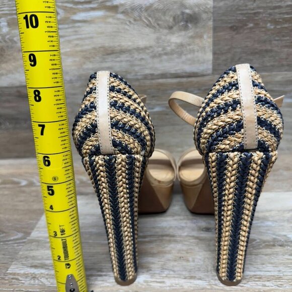 Schutz Woven Heel Pumps Women's Size - Picture 3 of 8